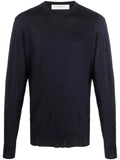 Golden Goose logo-patch wool jumper