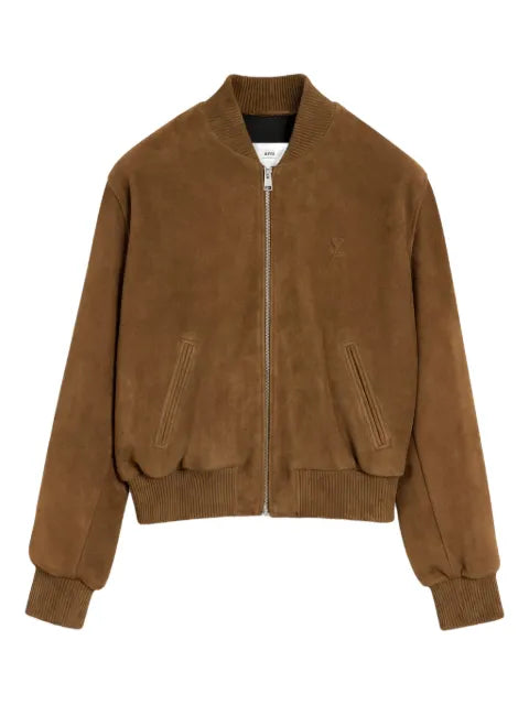 AMI Paris Ami de Coeur jacket with zip fastening