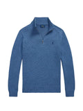 Polo Ralph Lauren quarter-zip cotton mockneck jumper