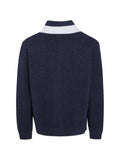 sacai scarf-detail wool cardigan