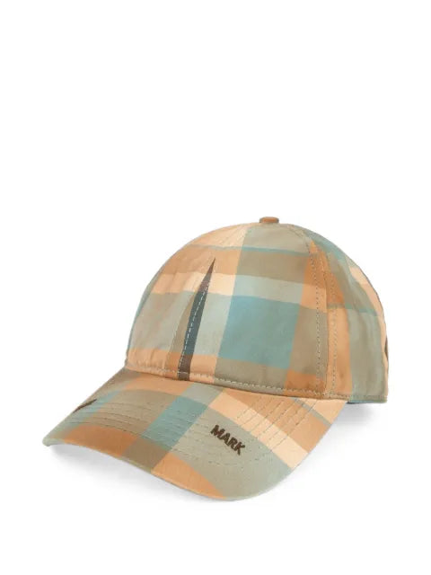 AAPE BY *A BATHING APE® check-pattern logo-embroidered cap