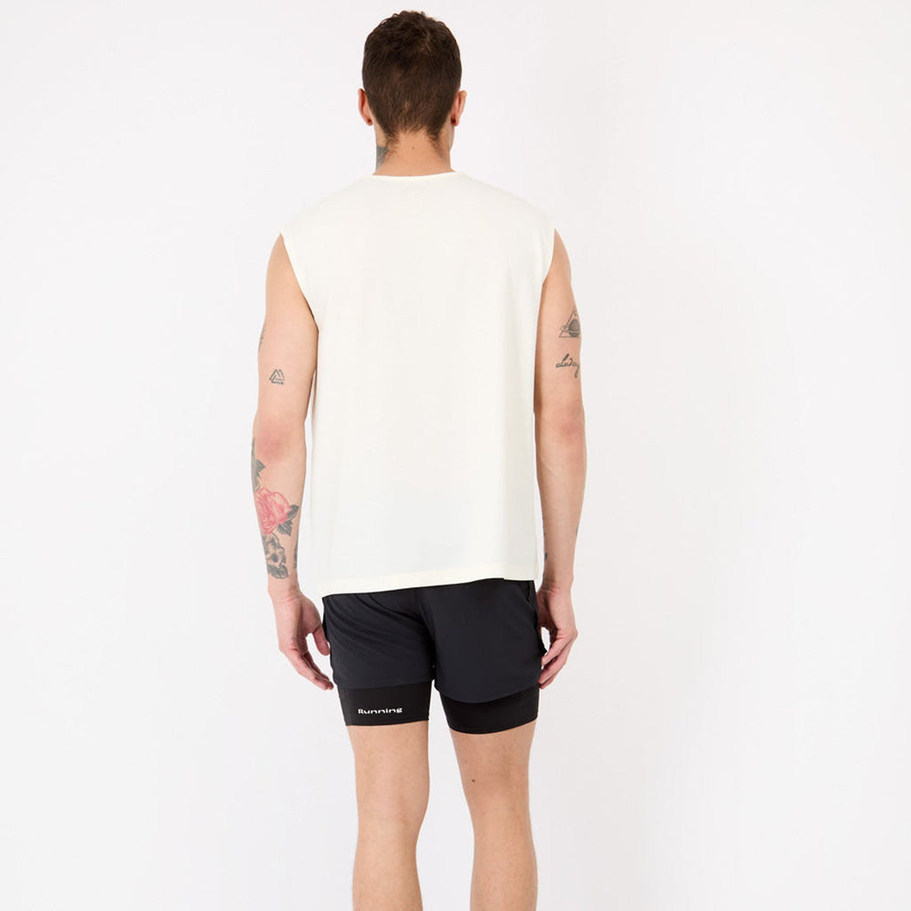 Acid Running Logo Tank - Bone