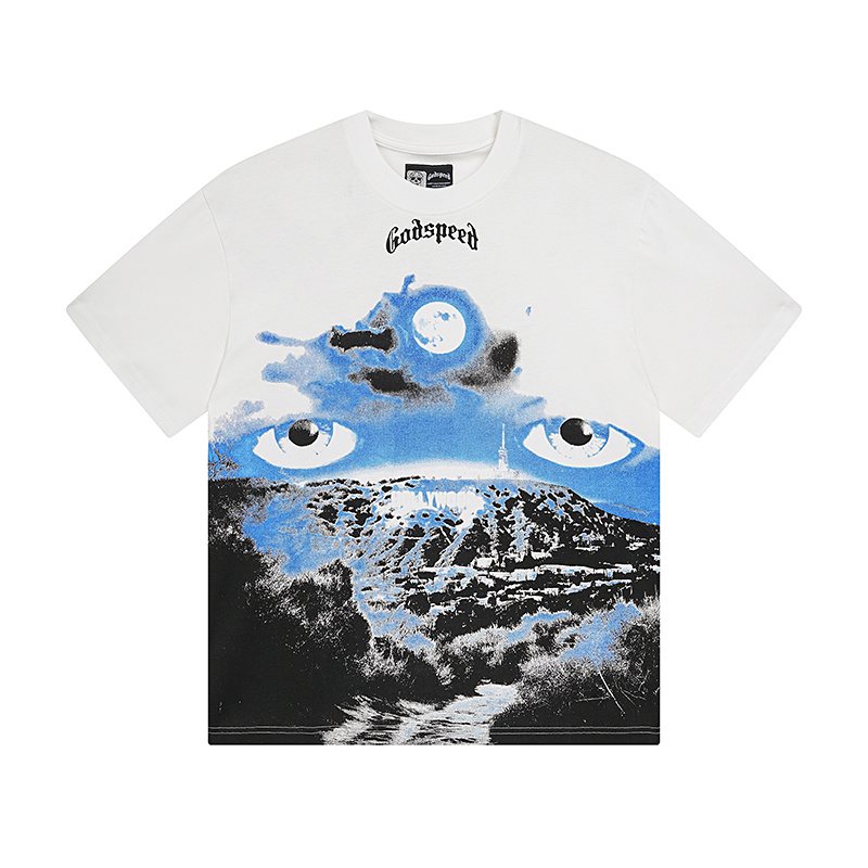 Godspeed Paisley Back Graphic T-Shirt