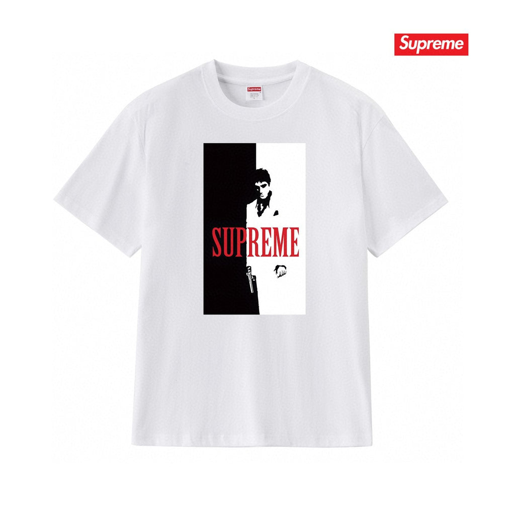 Supreme Scarface Movie Poster Graphic Short-Sleeve T-Shirt