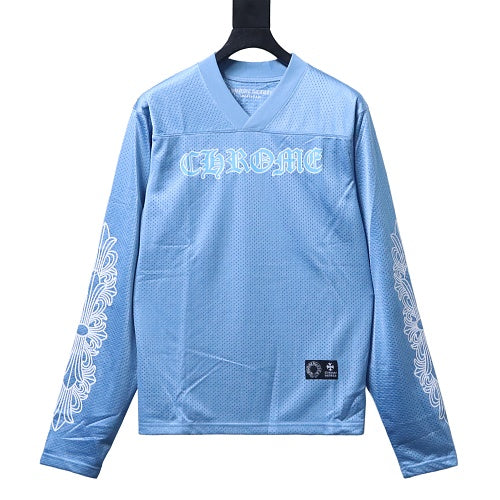Chrome Hearts Sports Mesh Warm Up Jersey Blue