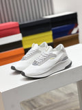 BOSS Men's Knit-Upper Ribbed-Sole Sneakers