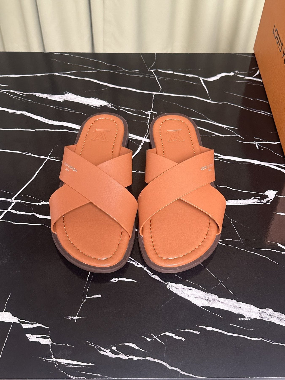 Louis Vuitton Men's Crossover Slide Sandals