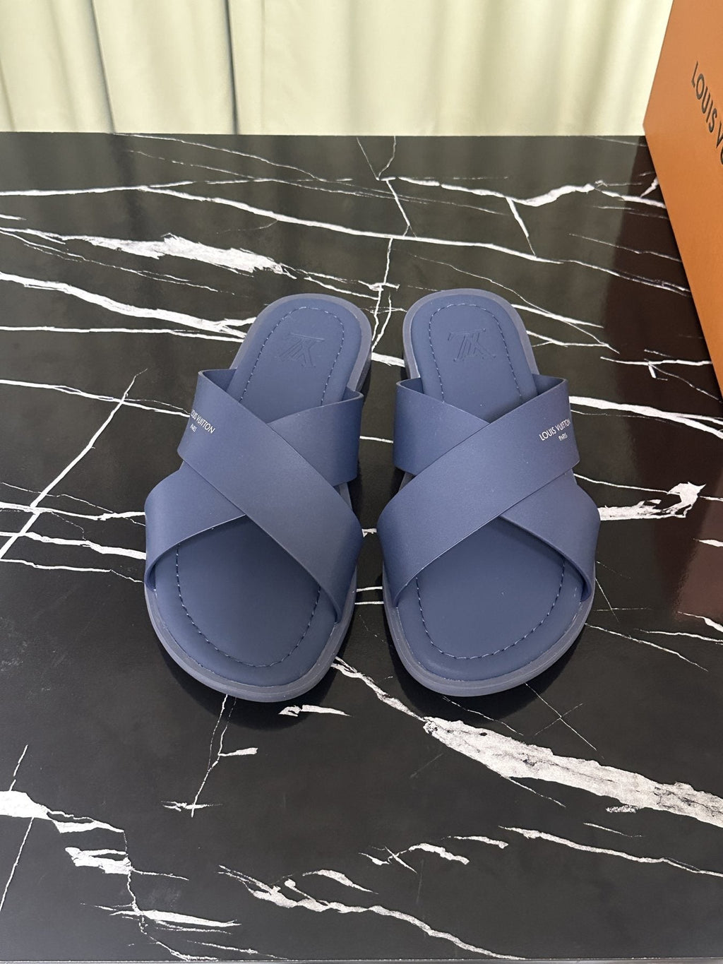Louis Vuitton Men's Crossover Slide Sandals